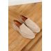 Туфли мужские светло-бежевые замшевые лоферы (summer walk loafers)
