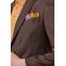 Пиджак мужской коричневый в мелкую фактуру