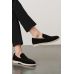 Туфли мужские черные замшевые лоферы, облегченные (summer walk loafers)