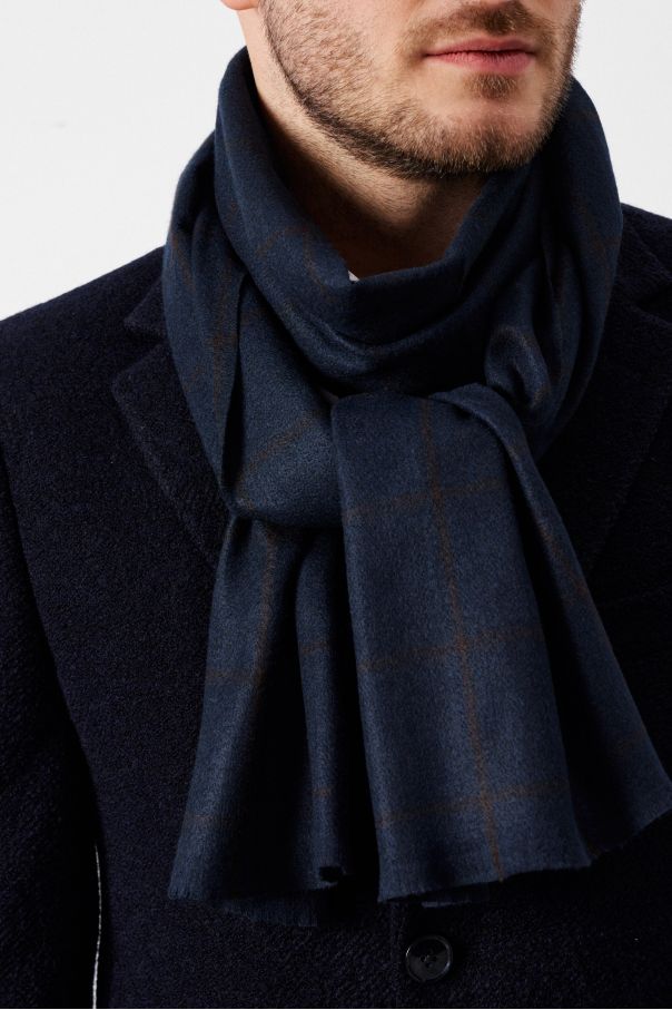 Пальто мужское демисезонное, тёмно-синее, ткань букле, с английскими лацканами