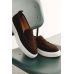 Пенни-лоферы коричневые из замши, слипоны (Slip-On Penny Loafer)