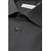 Рубашка мужская черная оксфорд с лайкрой, классика воротник