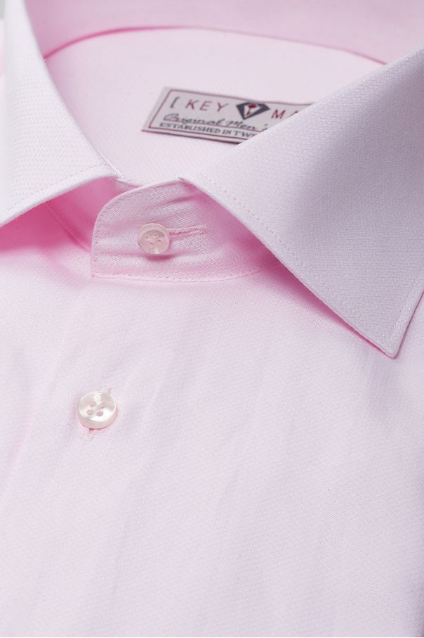 Рубашка мужская розовая, классика воротник