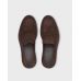Туфли мужские пенни-лоферы коричневые замшевые