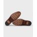 Туфли мужские дерби броги коричневые замшевые