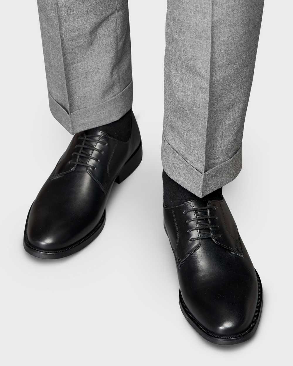 Туфли мужские дерби черные