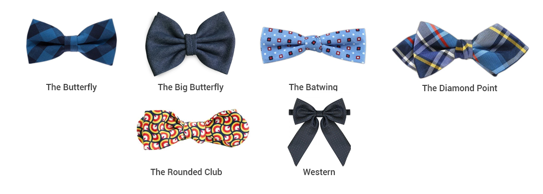 Купить галстуки-бабочки любых оттенков и фасонов
